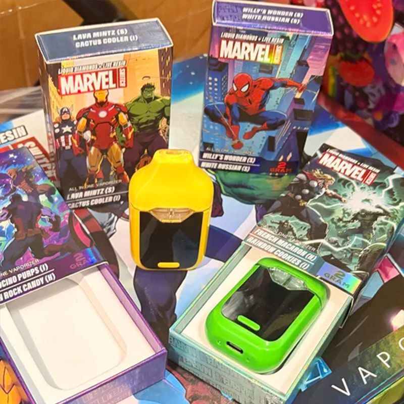 Marvel Switch 2g Dual Flavor Empty Disposable Vape with LED Screen